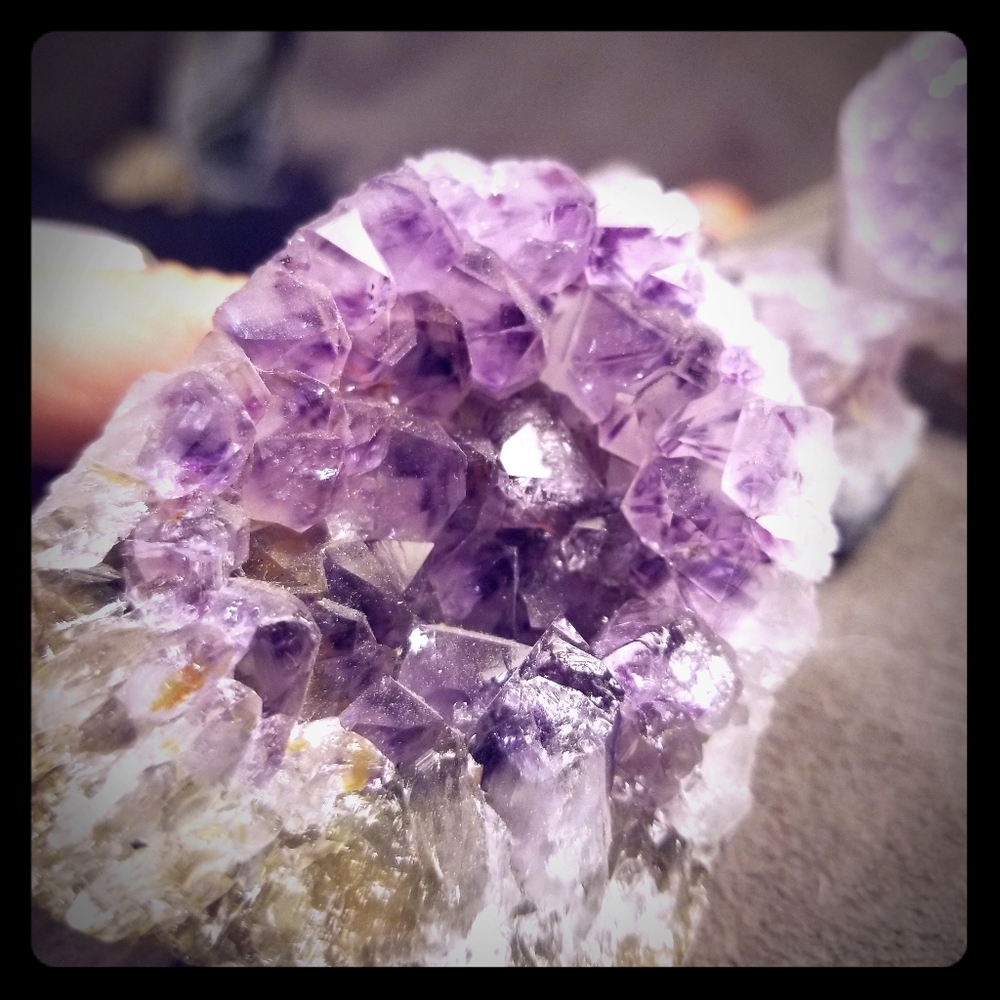 Small amethysts cathedral